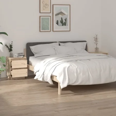 Bedside tables 2 pcs solid pine wood 40x35x50 cm by vidaXL, Nightstands - Ref: Foro24-813316, Price: 94,25 €, Discount: %