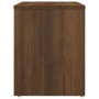 Mesitas de noche 2 uds contrachapado roble marrón 40x30x40 cm de vidaXL, Mesitas de noche - Ref: Foro24-815182, Precio: 41,32...