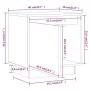 Bedside tables 2 units solid pine wood 40x30x40 cm by vidaXL, Nightstands - Ref: Foro24-813306, Price: 68,43 €, Discount: %