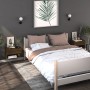 Wand-Nachttisch 2 Stück Eiche braun von vidaXL, Nachttische - Ref: Foro24-816951, Preis: 72,41 €, Rabatt: %