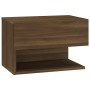 Wand-Nachttisch 2 Stück Eiche braun von vidaXL, Nachttische - Ref: Foro24-816951, Preis: 72,41 €, Rabatt: %
