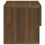 Mesita de noche de pared 2 uds marrón oble de vidaXL, Mesitas de noche - Ref: Foro24-816951, Precio: 73,31 €, Descuento: %