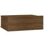 Floating bedside table 2 pcs brown oak wood 40x30x15cm by vidaXL, Nightstands - Ref: Foro24-815287, Price: 54,52 €, Discount: %