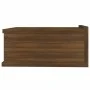 Floating bedside table 2 pcs brown oak wood 40x30x15cm by vidaXL, Nightstands - Ref: Foro24-815287, Price: 54,52 €, Discount: %