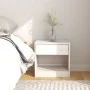 Nachttische 2 Stück aus massivem weißem Kiefernholz 40x31x40 cm von vidaXL, Nachttische - Ref: Foro24-808066, Preis: 77,91 €,...
