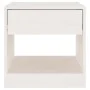 Nachttische 2 Stück aus massivem weißem Kiefernholz 40x31x40 cm von vidaXL, Nachttische - Ref: Foro24-808066, Preis: 77,91 €,...