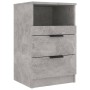 Concrete gray plywood nightstand by vidaXL, Nightstands - Ref: Foro24-811240, Price: 56,91 €, Discount: %