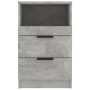 Concrete gray plywood nightstand by vidaXL, Nightstands - Ref: Foro24-811240, Price: 56,91 €, Discount: %