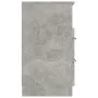 Mesita de noche madera contrachapada gris hormigón de vidaXL, Mesitas de noche - Ref: Foro24-811240, Precio: 55,12 €, Descuen...