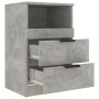 Concrete gray plywood nightstand by vidaXL, Nightstands - Ref: Foro24-811240, Price: 56,91 €, Discount: %