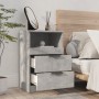 Concrete gray plywood nightstand by vidaXL, Nightstands - Ref: Foro24-811240, Price: 56,91 €, Discount: %