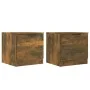 Nightstands 2 units smoked oak color 40x39x40 cm by vidaXL, Nightstands - Ref: Foro24-817028, Price: 41,21 €, Discount: %