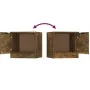 Mesitas de noche 2 unidades color roble ahumado 40x39x40 cm de vidaXL, Mesitas de noche - Ref: Foro24-817028, Precio: 41,21 €...