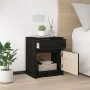 Nightstands 2 pcs solid black pine wood 40x31x50 cm by vidaXL, Nightstands - Ref: Foro24-808132, Price: 73,18 €, Discount: %