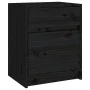 Nightstands 2 pcs solid black pine wood 40x31x50 cm by vidaXL, Nightstands - Ref: Foro24-808132, Price: 73,18 €, Discount: %