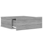 Mesita de noche flotante 2 uds madera gris Sonoma 40x30x15 cm de vidaXL, Mesitas de noche - Ref: Foro24-815285, Precio: 46,90...