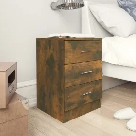 Nachttische 2 Stück geräuchertes Eichensperrholz 38x35x56 cm von vidaXL, Nachttische - Ref: Foro24-815322, Preis: 65,04 €, Ra...