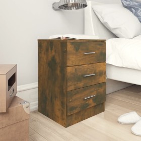 Nachttische 2 Stück geräuchertes Eichensperrholz 38x35x56 cm von vidaXL, Nachttische - Ref: Foro24-815322, Preis: 65,88 €, Ra...