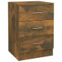 Nachttische 2 Stück geräuchertes Eichensperrholz 38x35x56 cm von vidaXL, Nachttische - Ref: Foro24-815322, Preis: 65,88 €, Ra...