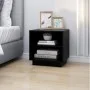 Bedside tables 2 pcs solid black pine wood 40x34x40 cm by vidaXL, Nightstands - Ref: Foro24-813334, Price: 43,74 €, Discount: %