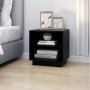 Nachttische 2 Stück aus massivem schwarzem Kiefernholz 40x34x40 cm von vidaXL, Nachttische - Ref: Foro24-813334, Preis: 43,74...