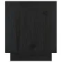 Bedside tables 2 pcs solid black pine wood 40x34x40 cm by vidaXL, Nightstands - Ref: Foro24-813334, Price: 43,74 €, Discount: %