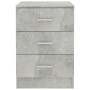 Bedside tables 2 units concrete gray chipboard 38x35x56cm by vidaXL, Nightstands - Ref: Foro24-800459, Price: 75,38 €, Discou...