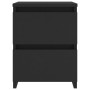 Mesita de noche aglomerado negra 30x30x40 cm de vidaXL, Mesitas de noche - Ref: Foro24-800515, Precio: 42,62 €, Descuento: %