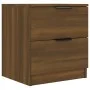 Nachttische 2 Stück braunes Eichensperrholz von vidaXL, Nachttische - Ref: Foro24-817038, Preis: 81,87 €, Rabatt: %