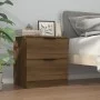 Nightstands 2 pcs brown oak plywood by vidaXL, Nightstands - Ref: Foro24-817038, Price: 81,87 €, Discount: %
