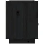 Mesita de noche madera maciza de pino negro 40x34x45 cm de vidaXL, Mesitas de noche - Ref: Foro24-818303, Precio: 41,72 €, De...