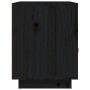 Solid black pine wood bedside table 40x34x45 cm by vidaXL, Nightstands - Ref: Foro24-818303, Price: 46,83 €, Discount: %