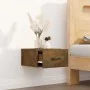 Wand-Nachttisch aus geräucherter Eiche, 35 x 35 x 20 cm von vidaXL, Nachttische - Ref: Foro24-817579, Preis: 29,45 €, Rabatt: %