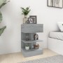 Sonoma gray plywood bedside table 40x35x65 cm by vidaXL, Nightstands - Ref: Foro24-816043, Price: 53,58 €, Discount: %