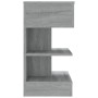 Sonoma gray plywood bedside table 40x35x65 cm by vidaXL, Nightstands - Ref: Foro24-816043, Price: 53,58 €, Discount: %