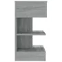 Sonoma gray plywood bedside table 40x35x65 cm by vidaXL, Nightstands - Ref: Foro24-816043, Price: 52,76 €, Discount: %