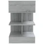 Sonoma gray plywood bedside table 40x35x65 cm by vidaXL, Nightstands - Ref: Foro24-816043, Price: 52,76 €, Discount: %