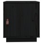 Mesita de noche madera maciza de pino negro 40x34x45 cm de vidaXL, Mesitas de noche - Ref: Foro24-818283, Precio: 44,04 €, De...