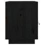 Nachttisch aus massivem schwarzem Kiefernholz, 40 x 34 x 45 cm von vidaXL, Nachttische - Ref: Foro24-818283, Preis: 39,22 €, ...