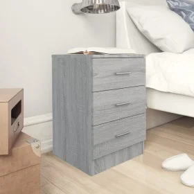 Bedside tables 2 pcs gray Sonoma wood 38x35x56 cm by vidaXL, Nightstands - Ref: Foro24-815324, Price: 109,03 €, Discount: %