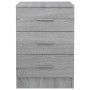 Nachttische 2 Stück graues Sonoma-Holz 38x35x56 cm von vidaXL, Nachttische - Ref: Foro24-815324, Preis: 111,04 €, Rabatt: %