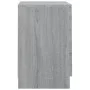 Mesitas de noche 2 uds madera gris Sonoma 38x35x56 cm de vidaXL, Mesitas de noche - Ref: Foro24-815324, Precio: 108,89 €, Des...