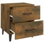 Bedside tables 2 units in smoked oak color 40x35x47.5 cm by vidaXL, Nightstands - Ref: Foro24-817292, Price: 69,14 €, Discoun...