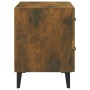 Bedside tables 2 units in smoked oak color 40x35x47.5 cm by vidaXL, Nightstands - Ref: Foro24-817292, Price: 69,88 €, Discoun...