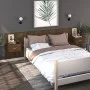 Mesita de noche de pared marrón roble de vidaXL, Mesitas de noche - Ref: Foro24-816956, Precio: 27,33 €, Descuento: %