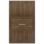 Mesita de noche de pared marrón roble de vidaXL, Mesitas de noche - Ref: Foro24-816956, Precio: 27,33 €, Descuento: %