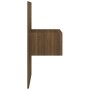 Oak brown wall bedside table by vidaXL, Nightstands - Ref: Foro24-816956, Price: 27,33 €, Discount: %