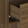 Oak brown wall bedside table by vidaXL, Nightstands - Ref: Foro24-816956, Price: 27,33 €, Discount: %