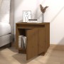 Mesitas de noche 2 uds madera de pino marrón miel 40x30x40 cm de vidaXL, Mesitas de noche - Ref: Foro24-813312, Precio: 55,28...