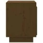 Bedside tables 2 units made of pine wood in honey brown color 40x30x40 cm by vidaXL, Nightstands - Ref: Foro24-813312, Price:...